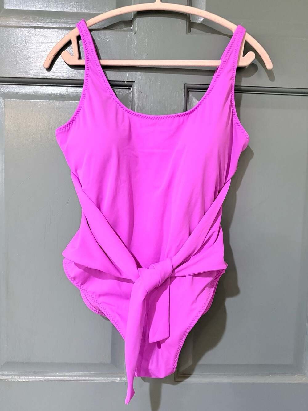 Fabletics Scoop Tie Back Shaping One-Piece Swimsuit